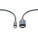 clicktronic DisplayPort / HDMI Anschlusskabel 3.00 m Blau 70744 vergoldete Steckkontakte