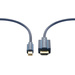 Clicktronic DisplayPort / HDMI Anschlusskabel 1.00m vergoldete Steckkontakte Blau [1x Mini-DisplayPort Stecker - 1x HDMI-Stecker]
