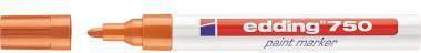 edding Lackmarker 750 4-750006 2-4mm Rundspitze permanent orange