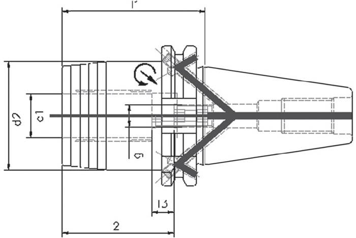 Hydro-Dehnspannfutter DIN69871ADB SK50 18x80,5mm WTE