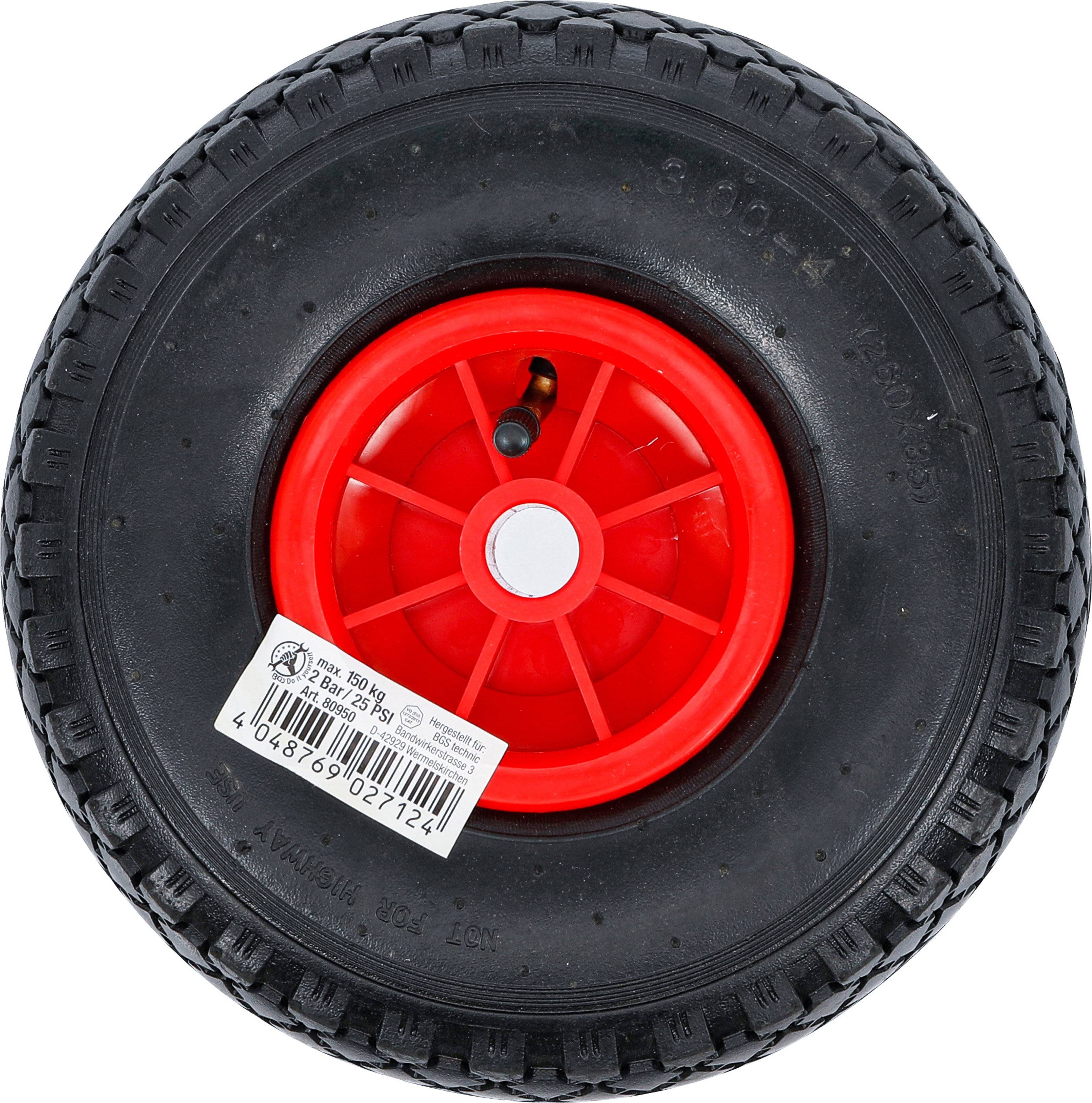 Luftrad 260 mm Achsaufnahme: Ø 20 mm, Nabenbreite: 75 mm