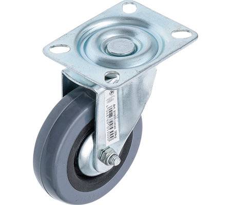 Lenkrolle mit Anschraubsockel Ø 75 mm