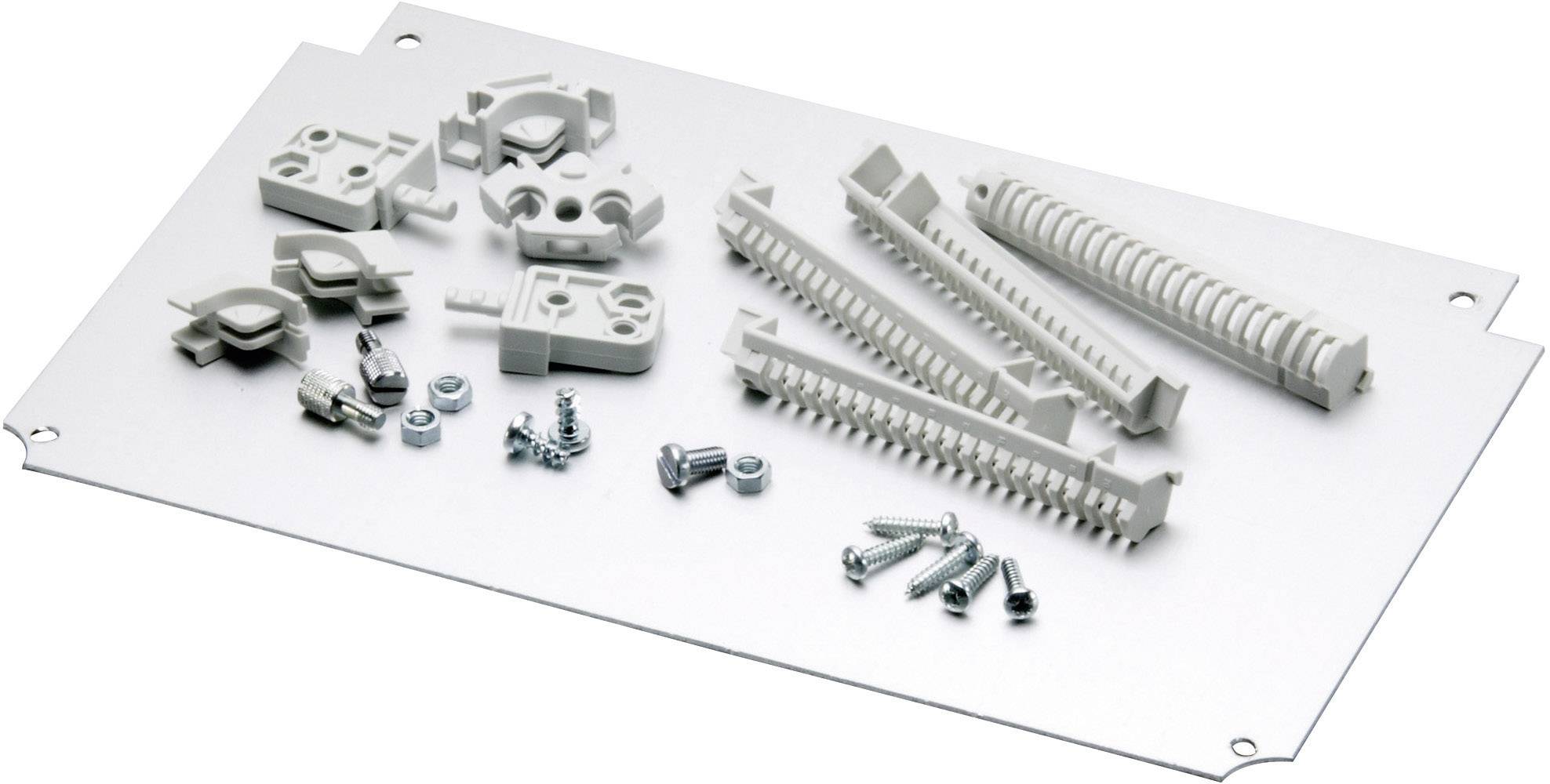 Fibox FP A 33 8392227 Frontplatte (L x B) 268mm x 268mm Aluminium 1St.