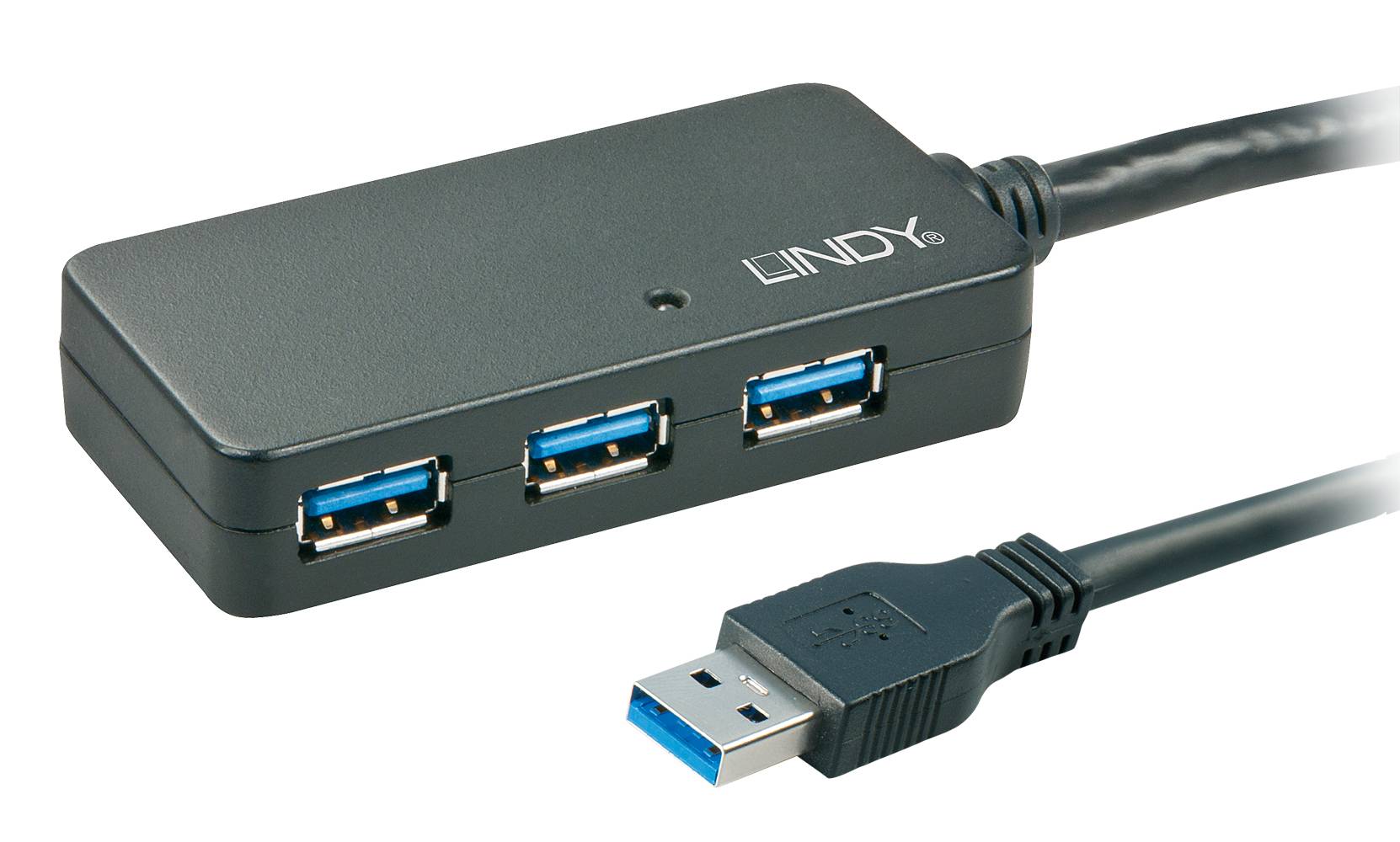 LINDY LINDY USB 3.0 Aktivverlaengerungs-Hub 4 Port USB 3.2 Gen 1-Hub (USB 3.0)