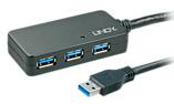 LINDY LINDY USB 3.0 Aktivverlaengerungs-Hub 4 Port USB 3.2 Gen 1-Hub (USB 3.0)