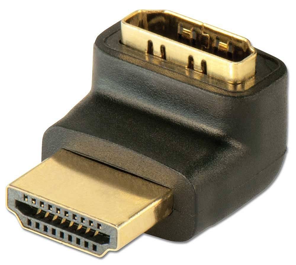 LINDY 41086 HDMI Adapter [1x HDMI-Buchse - 1x HDMI-Stecker] Schwarz
