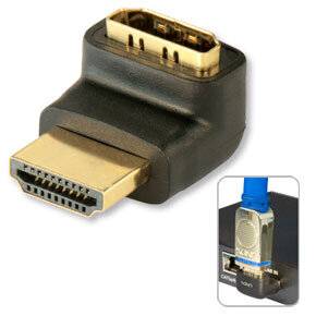 LINDY 41086 HDMI Adapter [1x HDMI-Buchse - 1x HDMI-Stecker] Schwarz