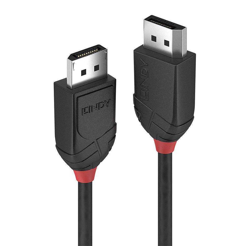 LINDY DisplayPort Anschlusskabel DisplayPort Stecker, DisplayPort Stecker 3.00 m Schwarz 36493 DisplayPort-Kabel