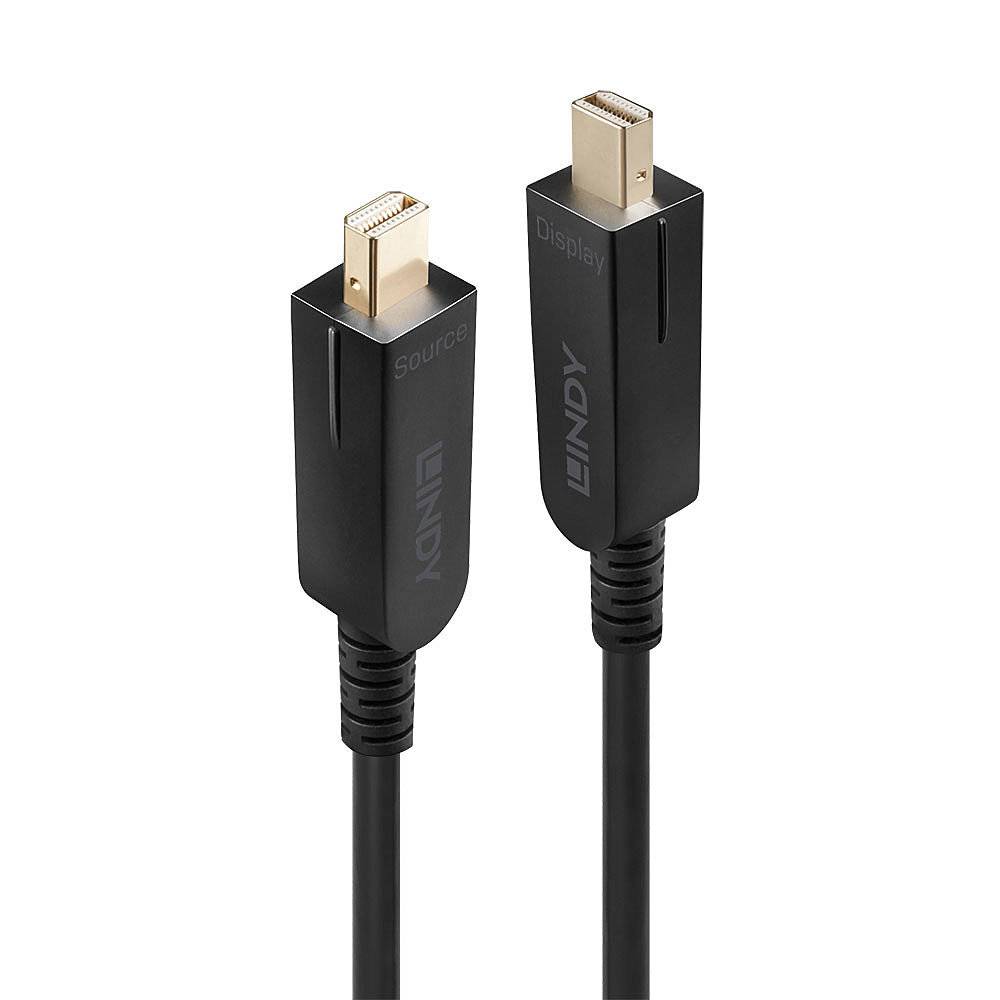 LINDY Anschlusskabel Mini DisplayPort Stecker, Mini DisplayPort Stecker 100.00 m Schwarz 38486 8K UHD DisplayPort-Kabel