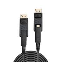 LINDY Anschlusskabel Mini DisplayPort Stecker, Mini DisplayPort Stecker 100.00 m Schwarz 38486 8K UHD DisplayPort-Kabel