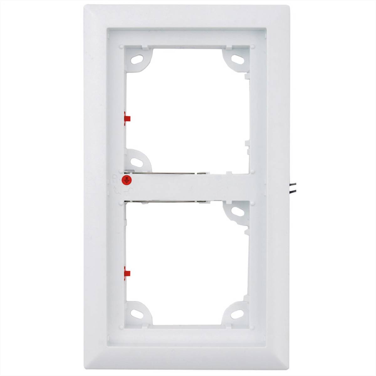 Mobotix MX-OPT-Frame-2-EXT-PW Türsprechanlagen-Zubehör Montagezubehör Weiß