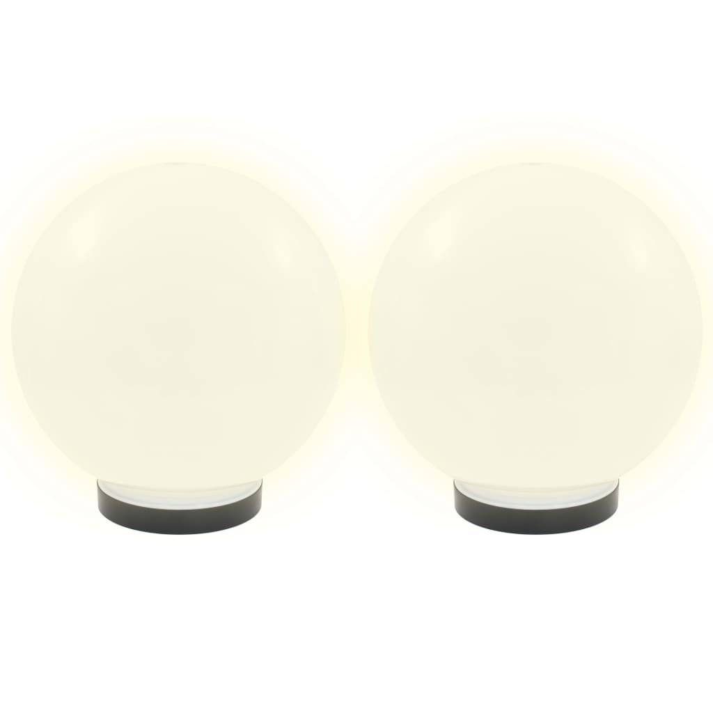 LED-Gartenleuchten 4 Stk. Kugelförmig 25 cm PMMA