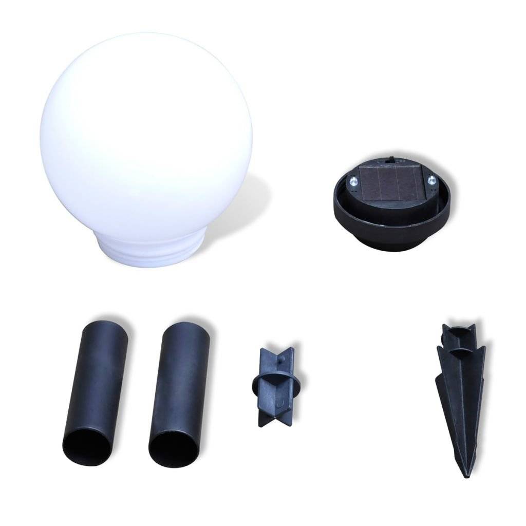 Außenlampe Solarlampe LED Gartenkugel Kugellampe 4tlg.