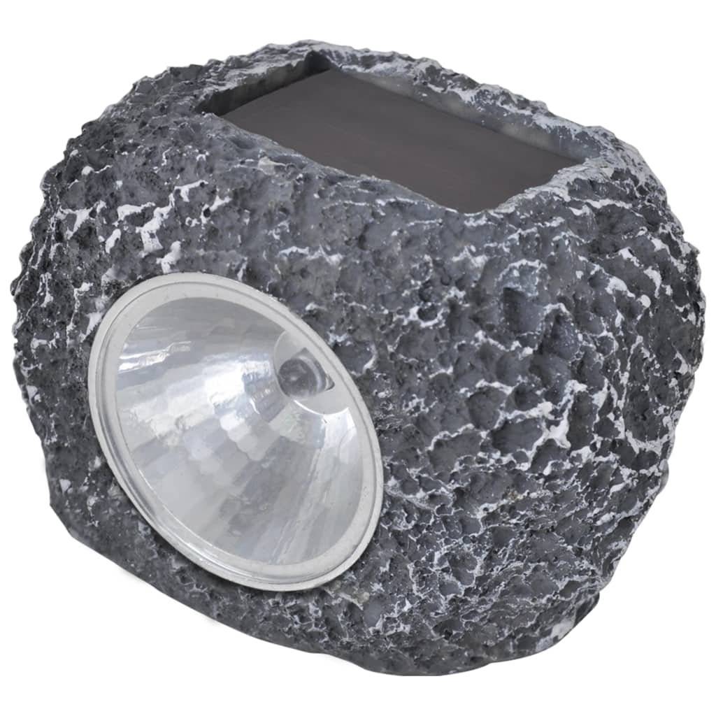 12x LED Spotlight Lampe Leuchte Strahler Solar Steine