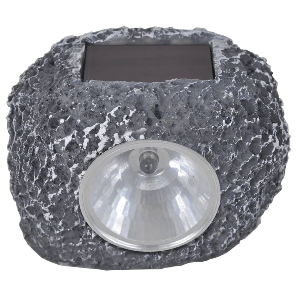 12x LED Spotlight Lampe Leuchte Strahler Solar Steine