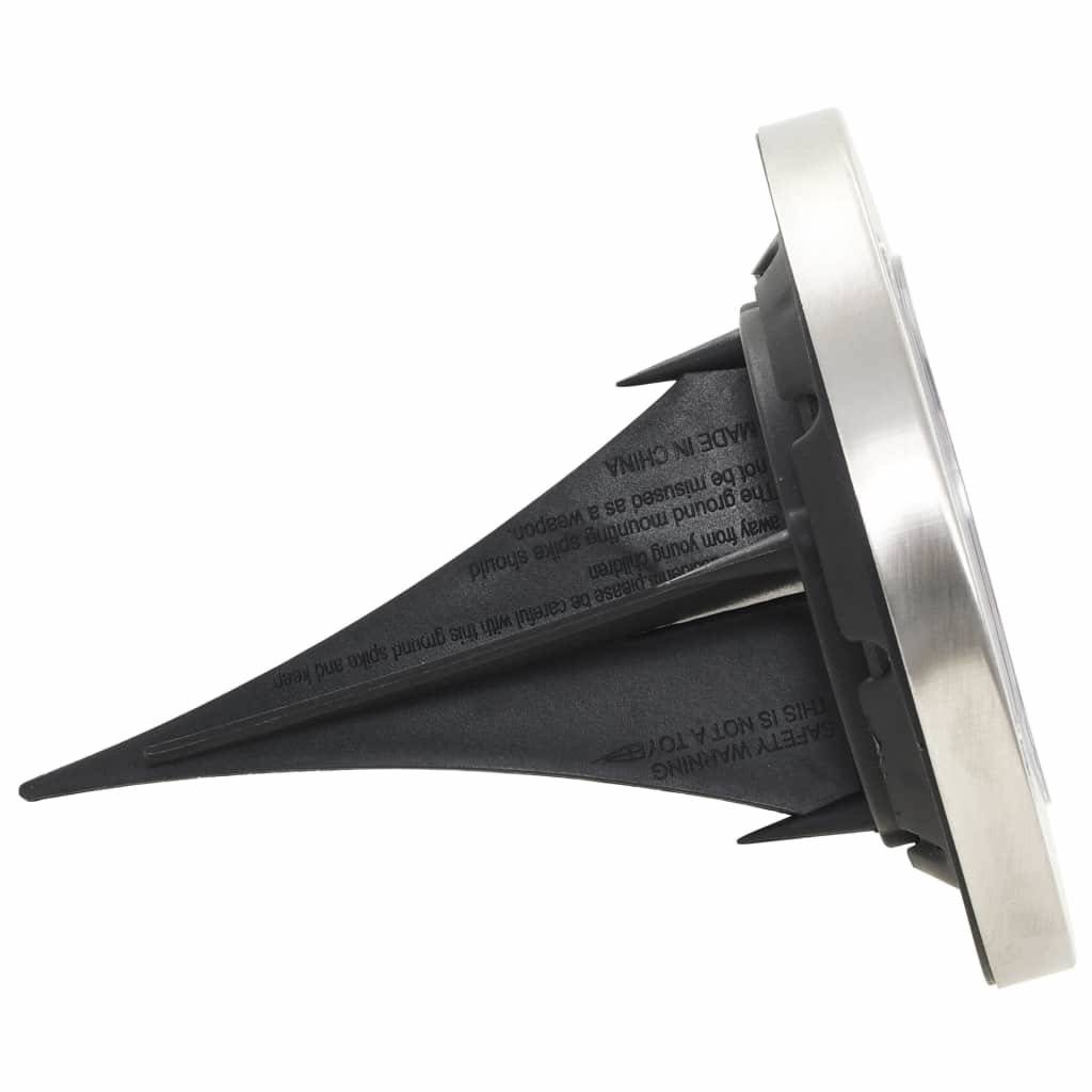 Solar-Bodenleuchten 8 Stk. LED-Leuchtmittel Warmweiß