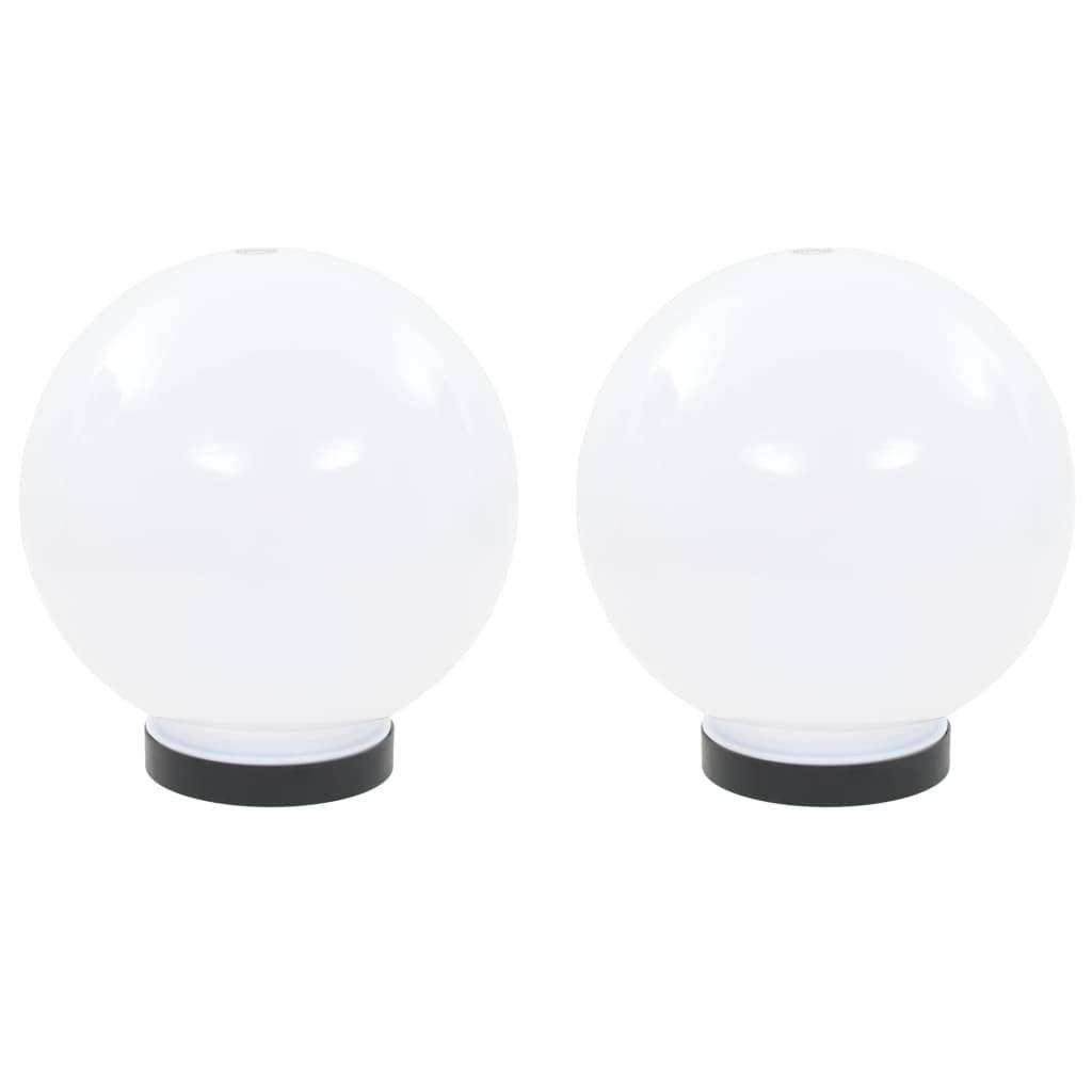 LED-Gartenleuchten 2 Stk. Kugelförmig 20 cm PMMA