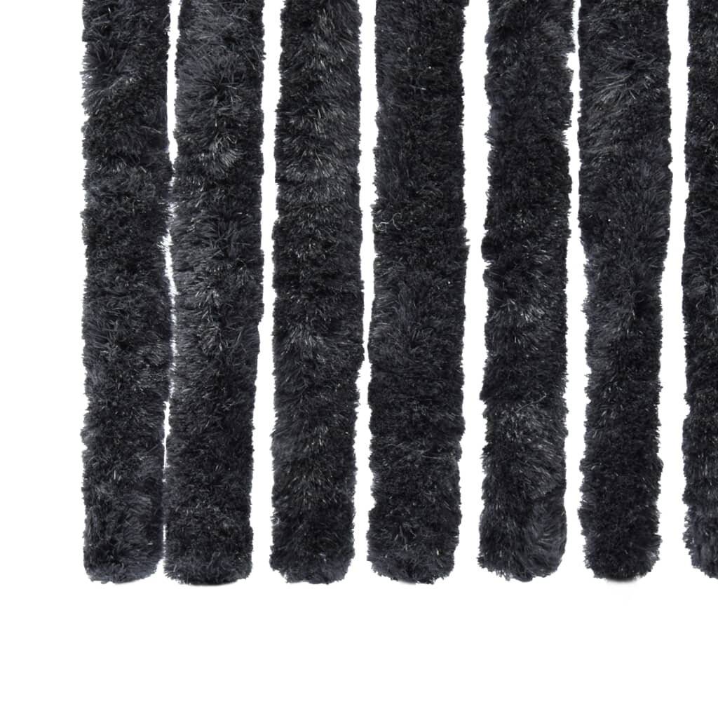 Insektenschutz-Vorhang Anthrazit 100x220 cm Chenille