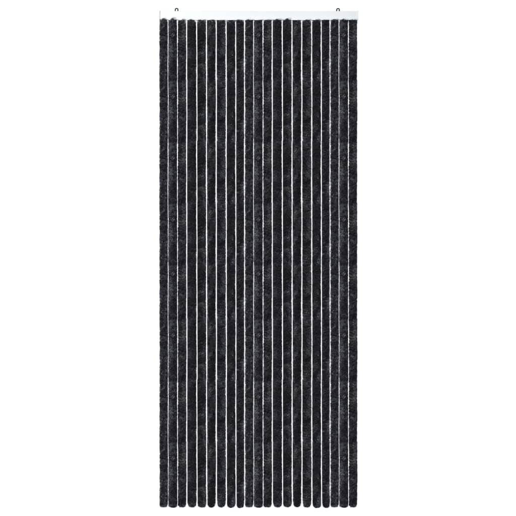 Insektenschutz-Vorhang Anthrazit 90x220 cm Chenille