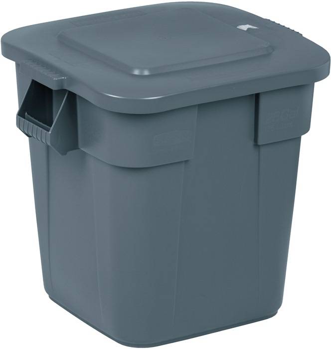 Rubbermaid 0086876044362 Wertstoffbehälter 151 l (L x B x H) 595 x 595 x 730 mm Grau 1 St.