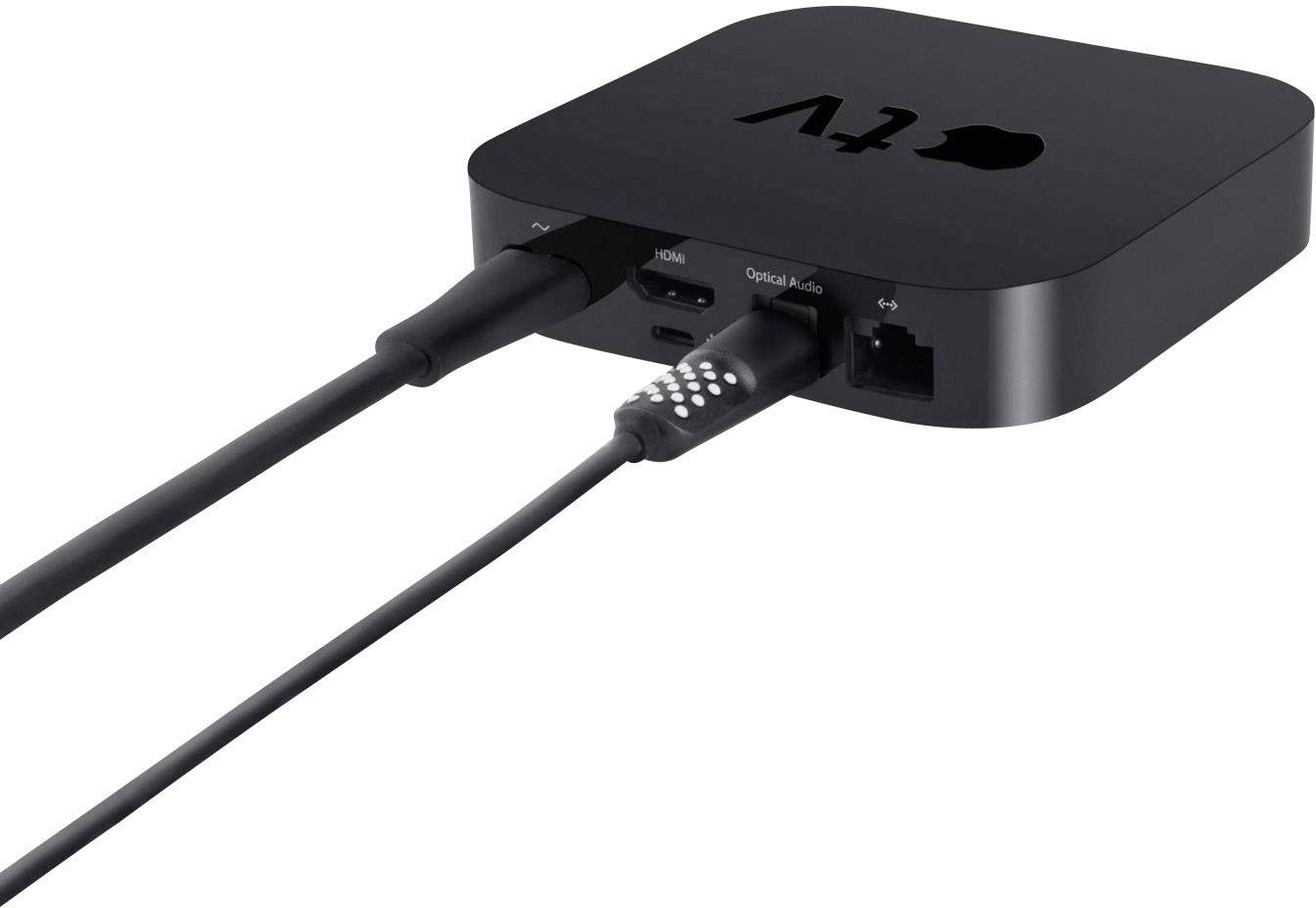 Belkin Toslink Digital-Audio Anschlusskabel [1x Toslink-Stecker (ODT) - 1x Toslink-Stecker (ODT)] 1.80 m Schwarz