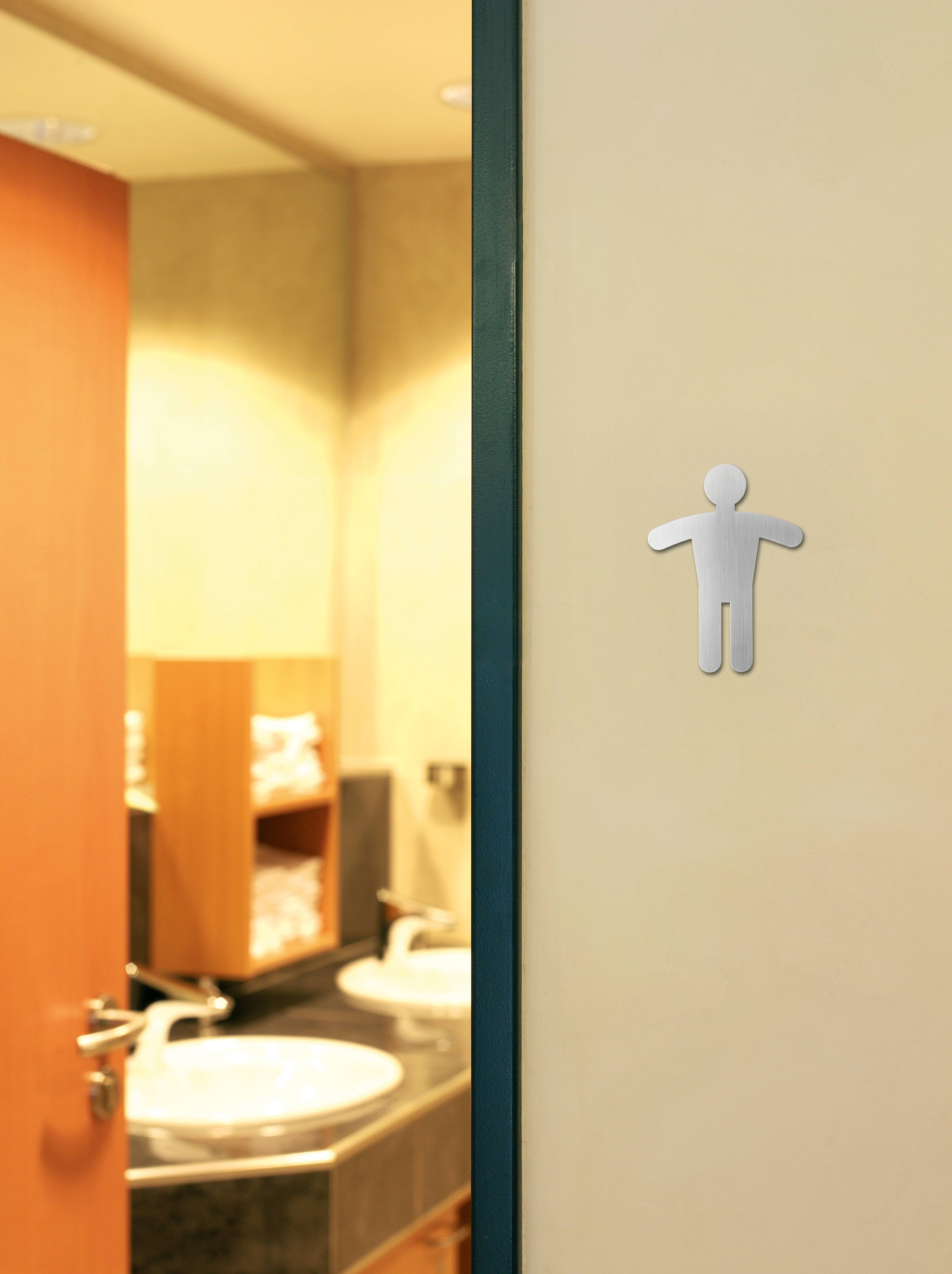 Türschild PICTO "WC-Symbol Herren"