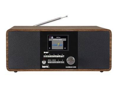 Imperial DABMAN i200 V2 Internet Tischradio DAB+, UKW, Internet AUX, USB, DLNA, LAN, Internetradio Holz