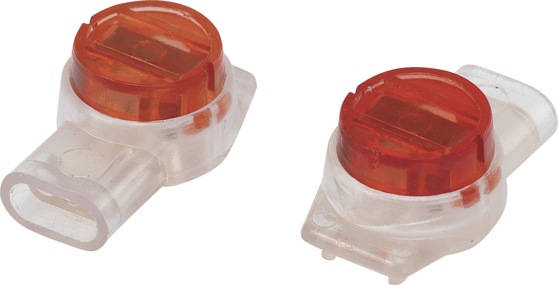 TRU Components Einzeladerverbinder flexibel: 0.13-0.65mm² starr: 0.13-0.65mm² Polzahl: 3 50 St. Rot