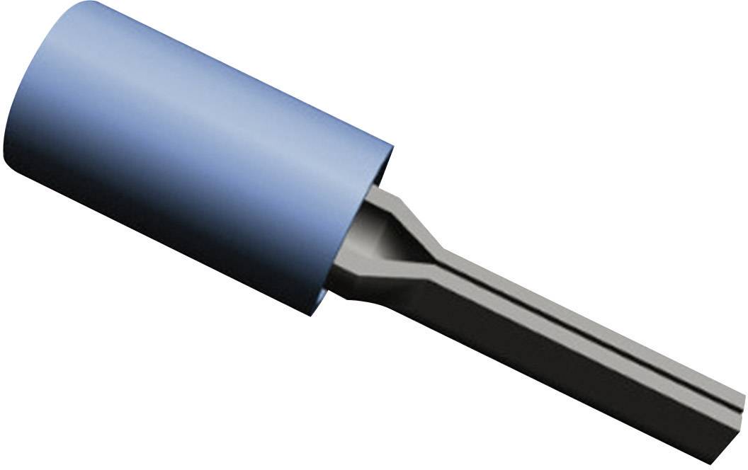 TE Connectivity 9-160402-2 Stiftkabelschuh 1 mm² 2.60 mm² Teilisoliert Blau