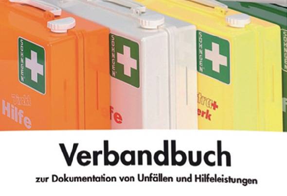 Verbandbuch DIN A5 quer kartoniert