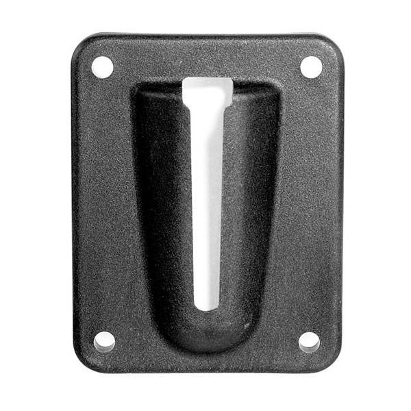 Absperrsysteme SKIPPER, Wandclip zur Befestigung des Band-Endes an WändenKunststoff