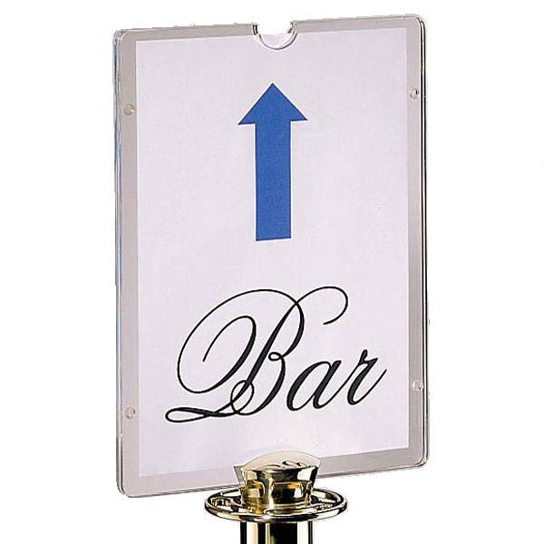 Plexiaufsatz GANGWAY mit Halter in Chrom, passend zu MA6040