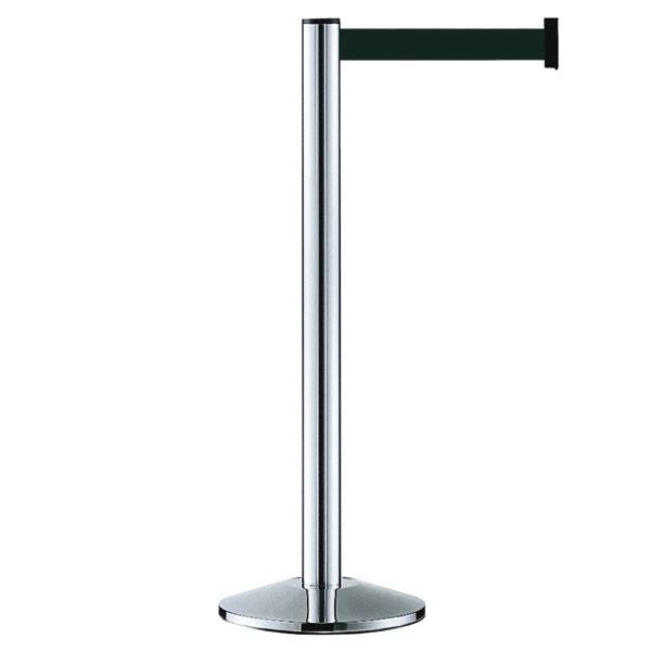 Absperrpfosten Rooter Classic, mobil, inkl. Standfuß, Höhe: 1m, Gurtlänge:2,3m Version: 44 - schwarz, gelb