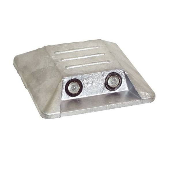 Alumarkierungsnagel zum aufkleben, zwei Reflexlinsen einseitig