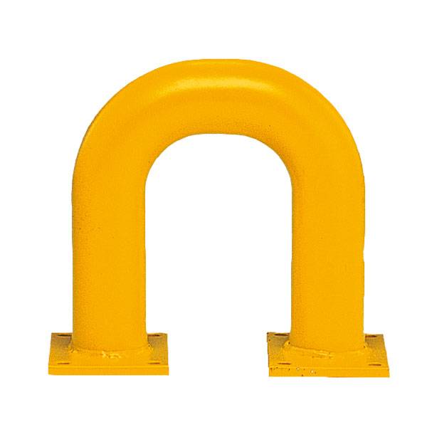 Rammschutzbügel aus Gütestahl, zum Aufdübeln, 35cm hoch, 37,5cm breit, Außeneinsatz