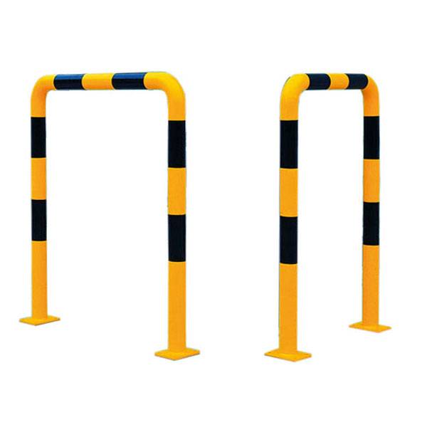 Rammschutzbügel aus Gütestahl, zum Aufdübeln, 120cm hoch, 75cm breit, Außeneinsatz