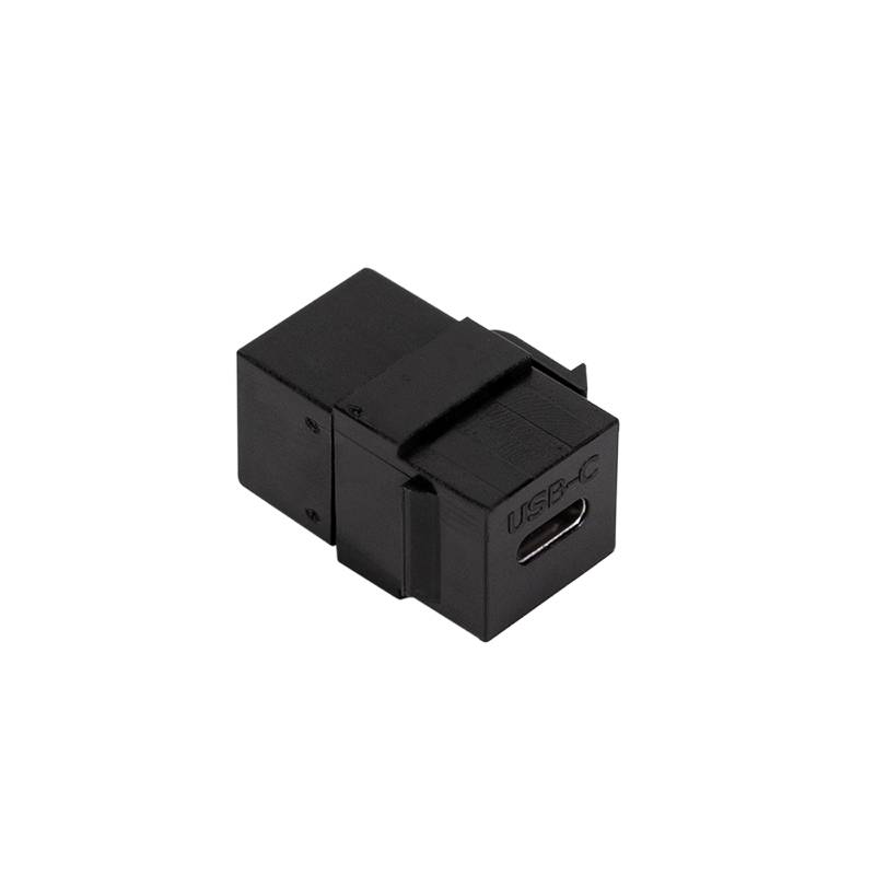 LogiLink Professional Keystone Verbinder USB 3.1 Typ C Buchse > Buchse, 17,2mm