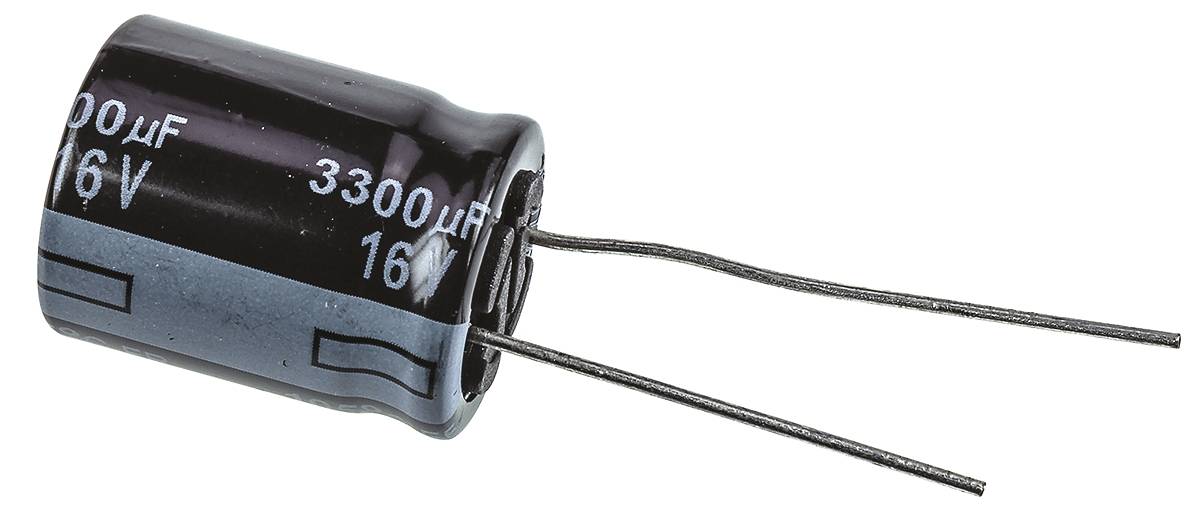 Panasonic , THT Elektrolyt Kondensator 3300μF ±20% / 16V dc, Ø 16mm x 20mm, bis 105°C