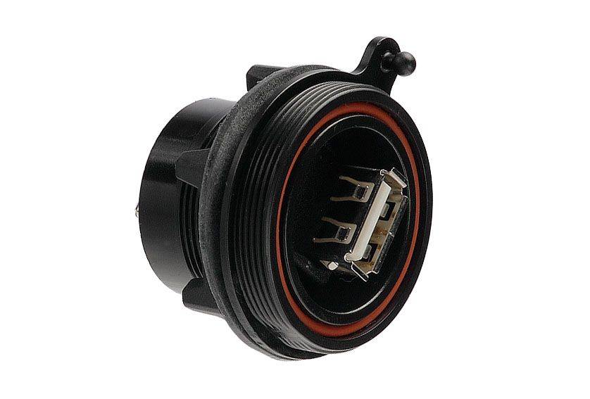 Bulgin USB connector A TYPE USB CHASSIS BUCC PX0842/A Inhalt: 1St.