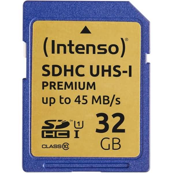 Intenso Premium SDHC-Karte 32 GB Class 10, UHS-I