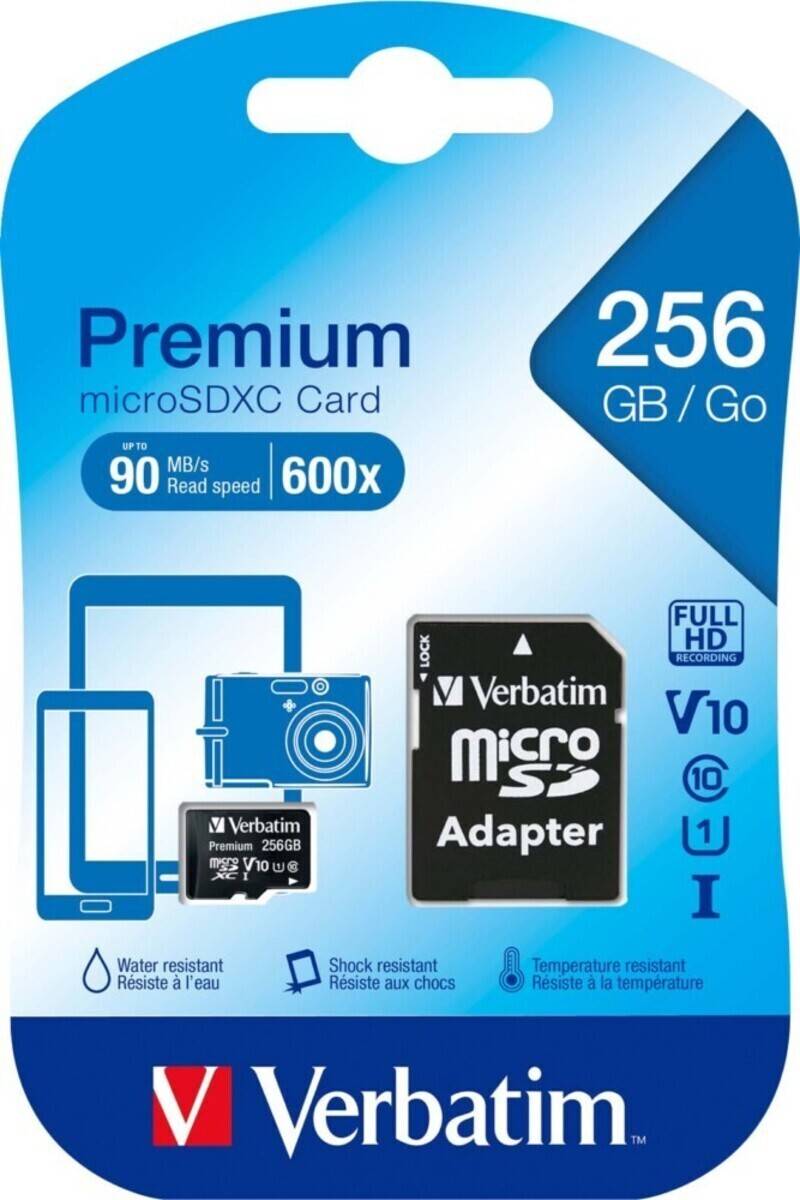 Verbatim microSDXC Card 256GB VERBATIM 44087