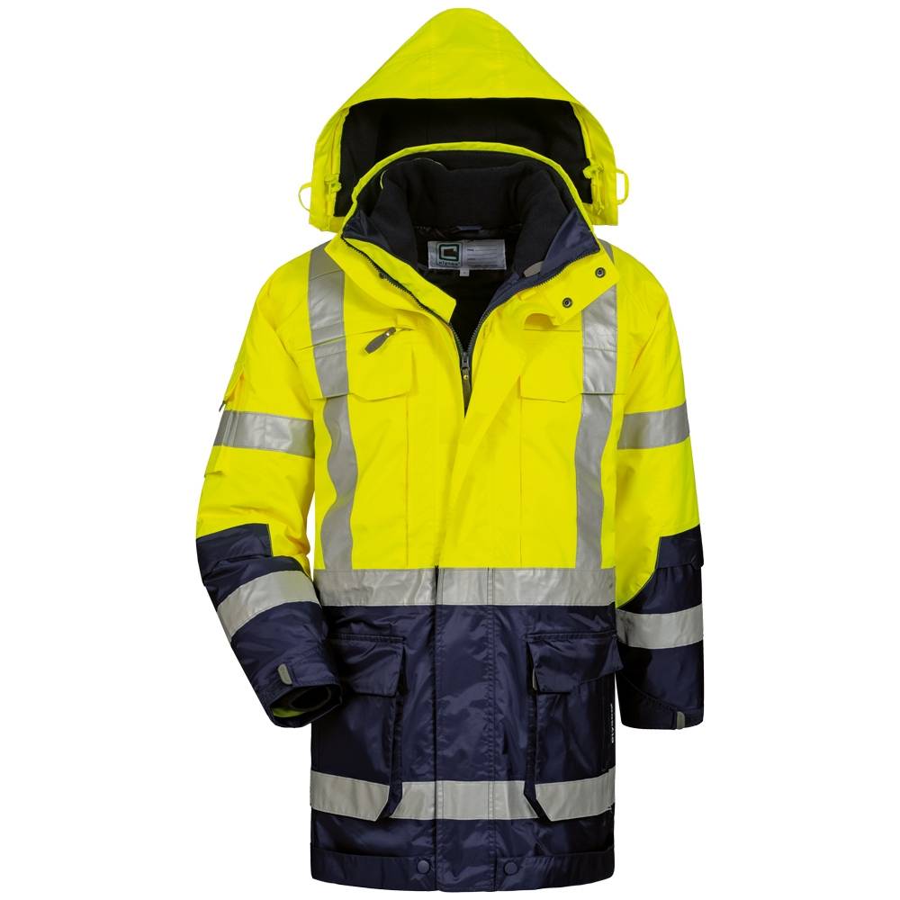Gr .2XL (62/64) *JEKYLL* WARNSCHUTZPARKA GELB/MARINE gelb *JEKYLL* HIGH VIS PARK