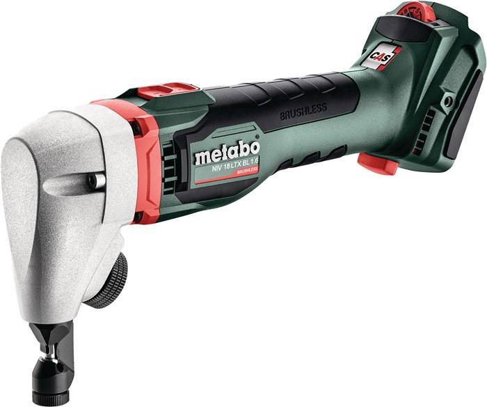 Metabo Akku-Knabber NIV 18 LTX BL 1.6 Metaloc 601614840 inkl. Koffer, ohne Akku Akkuspannung 18 V