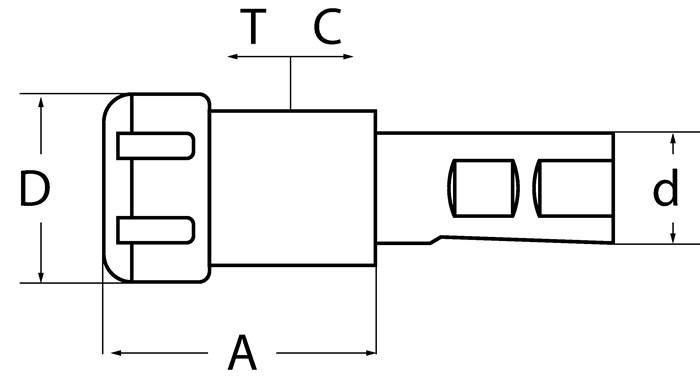Kurzbohrfutter NC 30/0,5-13mm/Innenkühlung WTE