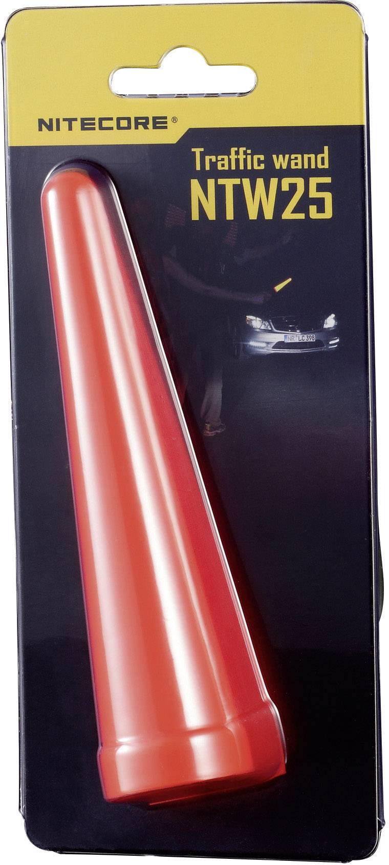 NiteCore NITNTW25 Warnstab EC1, EC2, EA1, EA2, MT1A, MT2A, MT1C, MT2C, P12, SRT3, SRT5 und Taschenlampen mit einen Ø 25 mm