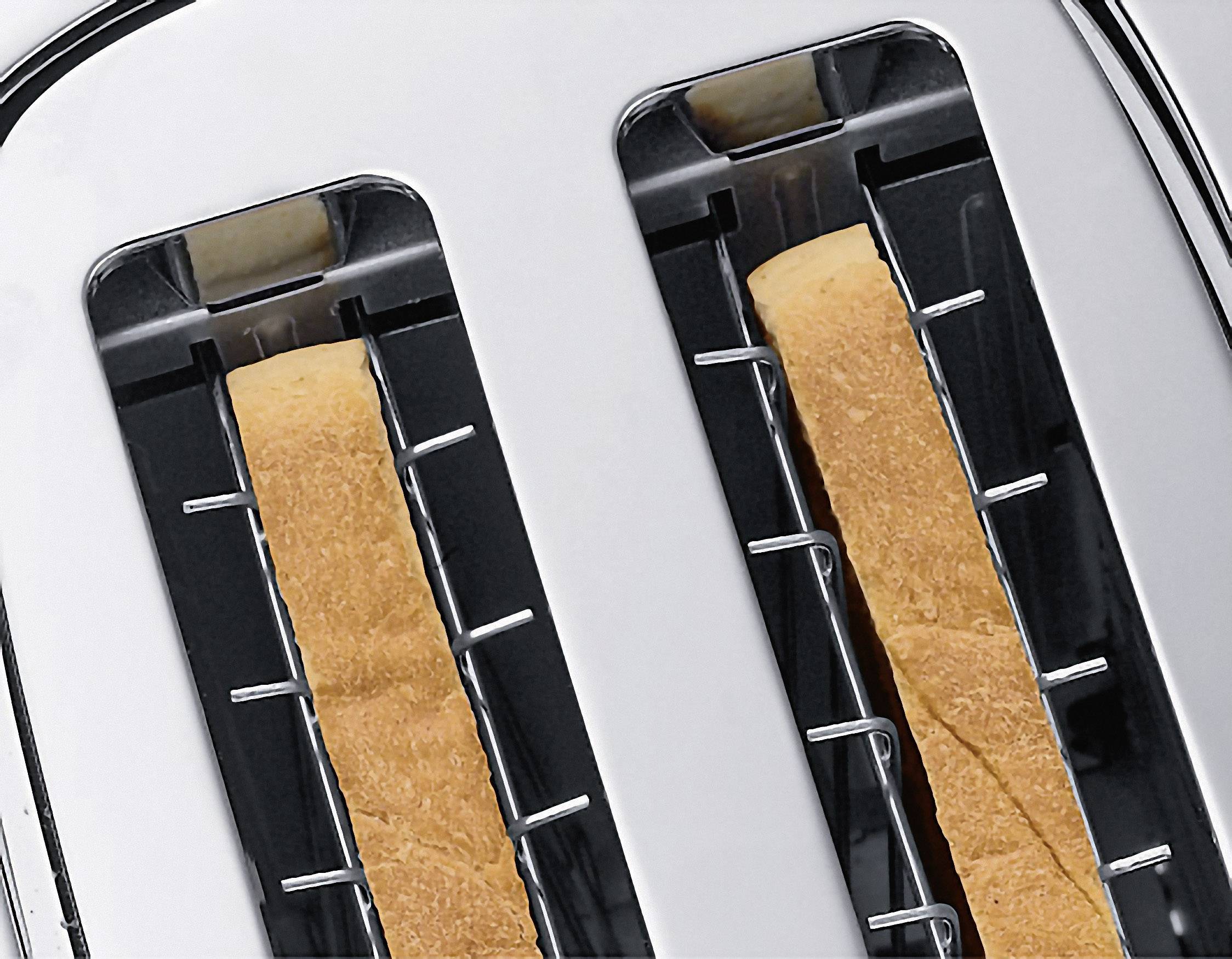 WMF STELIO Toaster mit BagelFunktion, mit Brötchenaufsatz Edelstahl