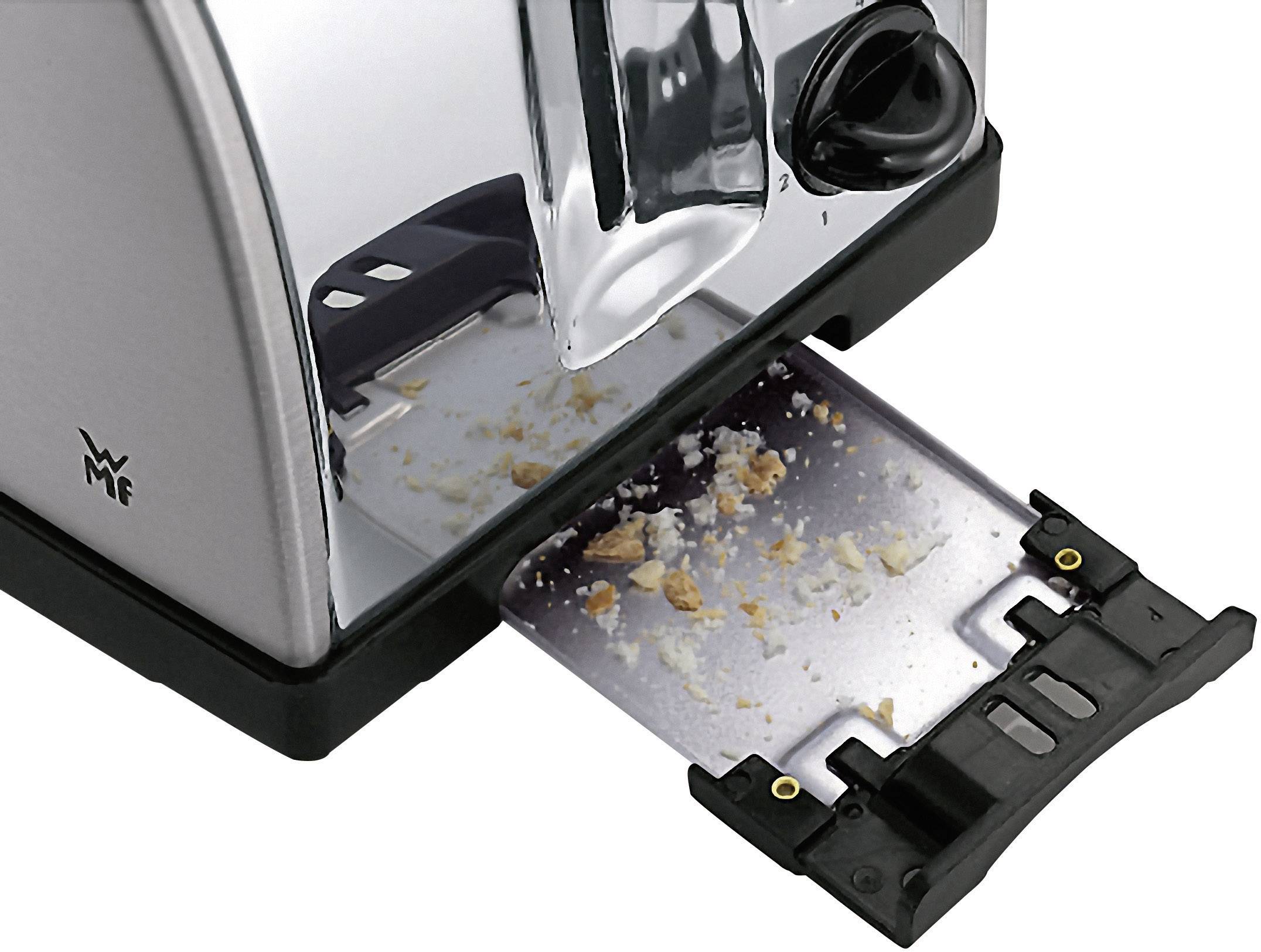 WMF STELIO Toaster mit BagelFunktion, mit Brötchenaufsatz Edelstahl