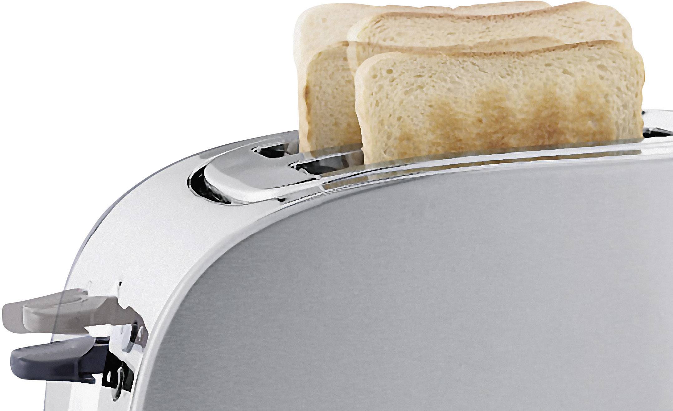 WMF STELIO Toaster mit BagelFunktion, mit Brötchenaufsatz Edelstahl
