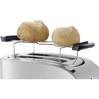 WMF STELIO Toaster mit Bagel-Funktion, mit Brötchenaufsatz Edelstahl WMF STELIO Toaster mit Bagel-Funktion, mit Brötchenaufsatz Edelstahl