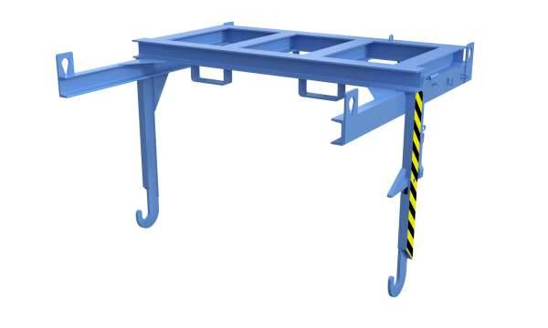 Traverse Typ BKT 150 für Stapelkipper Typ BSK 150, 1350x1630x895mm,Tragl. 2000kg, Blau